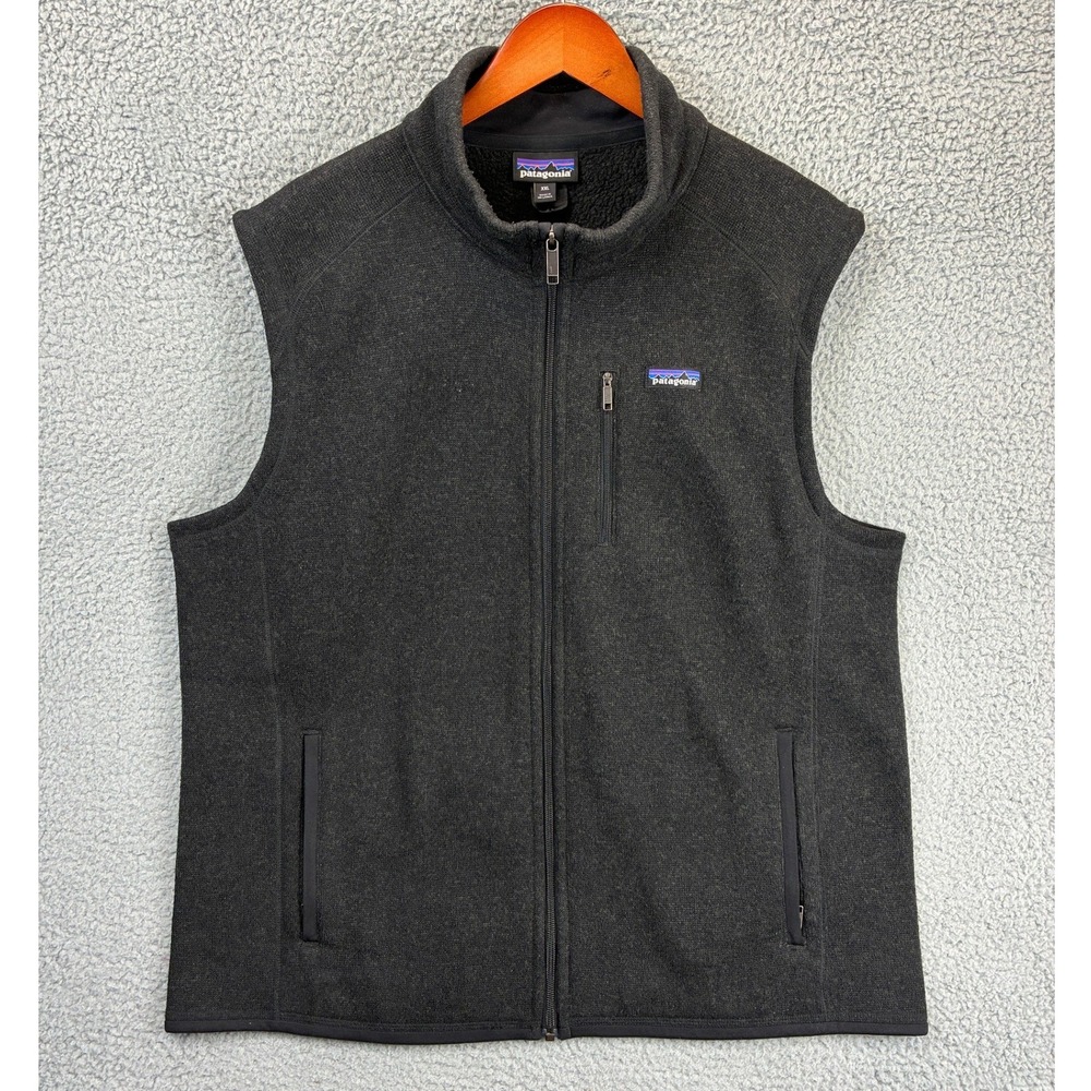 Patagonia Better Sweater Fleece Vest Mens XXL Gray Full Zip Knit Gorpcore